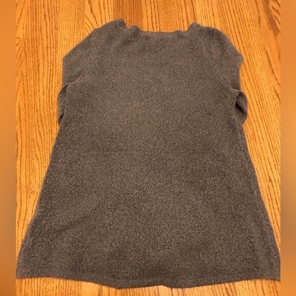 American Eagle Puff Sleeve Cross String Cut Out Neckline Sweater - Picture 7 of 15